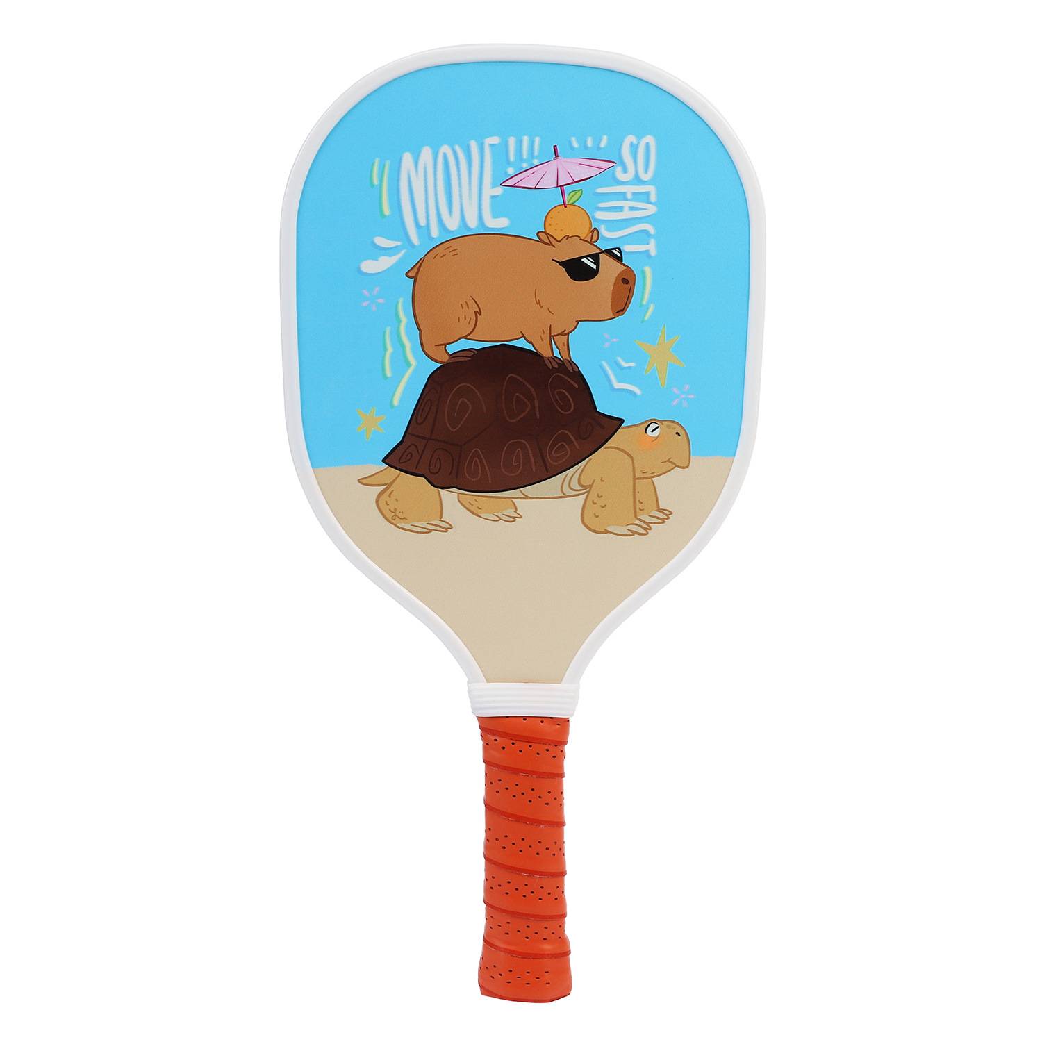 Tongfu Blue-Single racket Gift 2 goals-nine-layer poplars